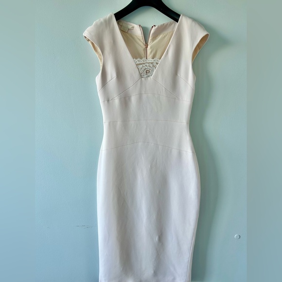 Antonio Berardi Peach Sheath Dress US 4 IT 40 - Picture 8 of 13